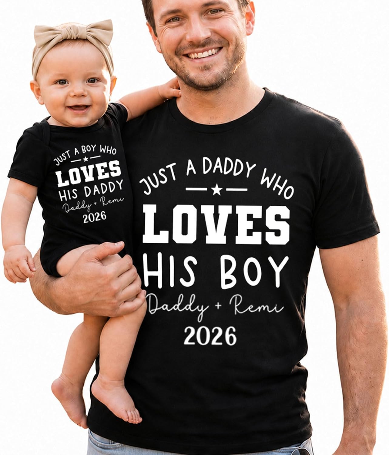 Personalized Love His Dads First Father's Day Shirt